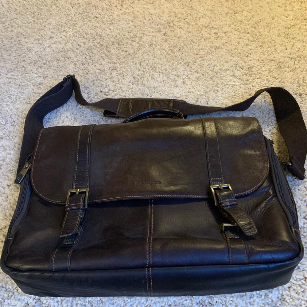 Men's Samsonite Leather laptop-brief case